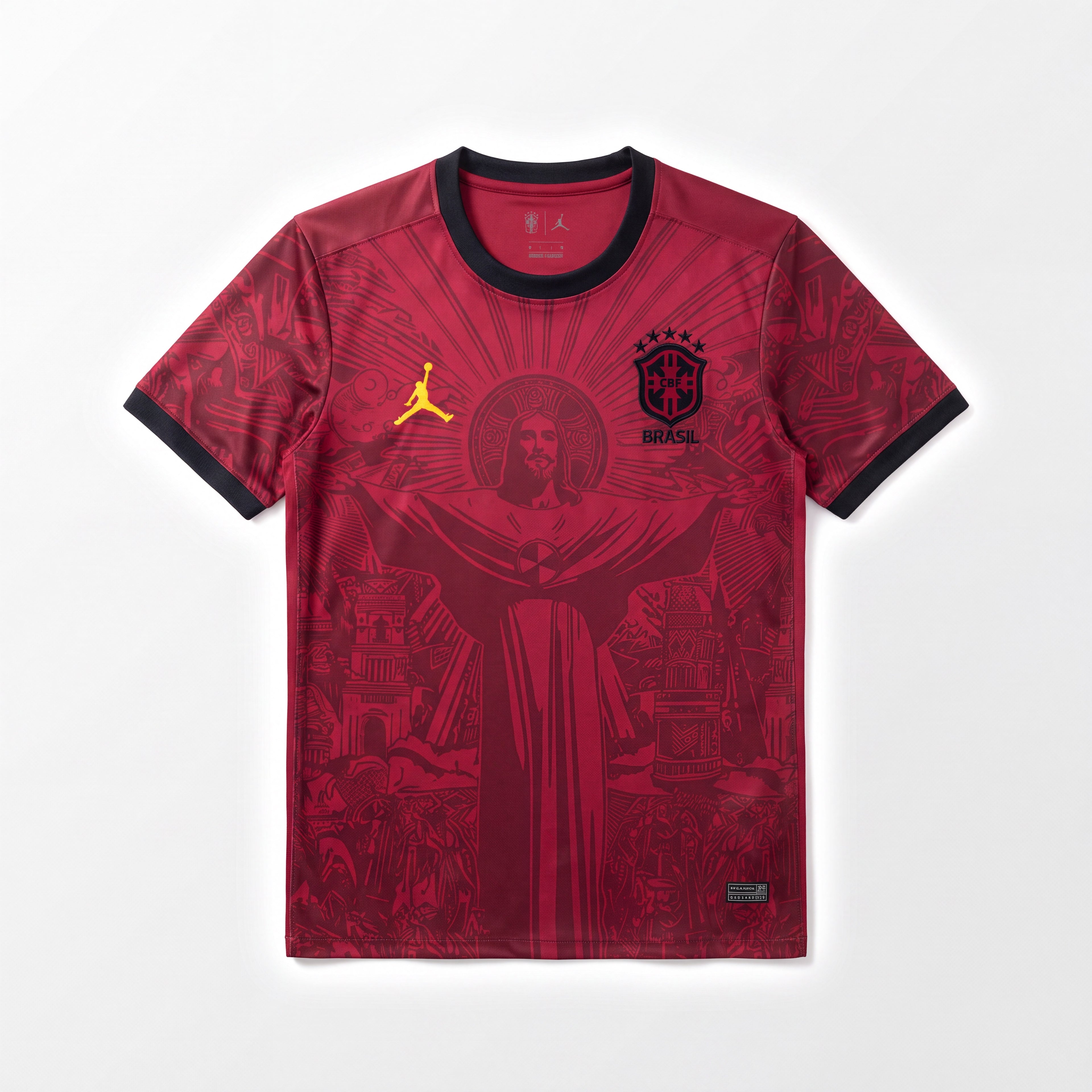 Maillot Brésil 2026 Concept - Marron
