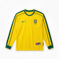 Maillot Rétro Brésil 1998 Domicile Manche Longue