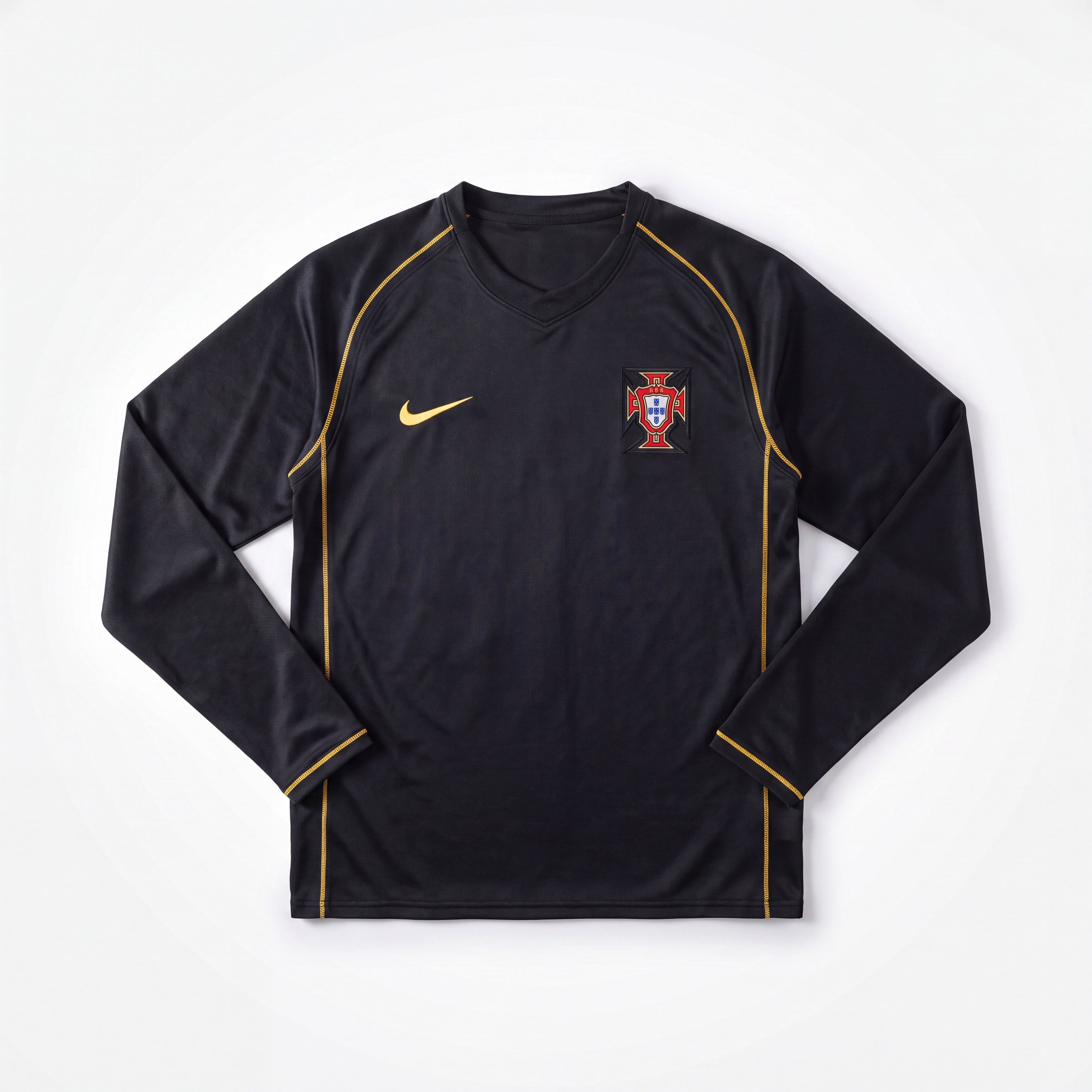 Maillot Rétro Portugal 2006 Extérieur Manche Longue