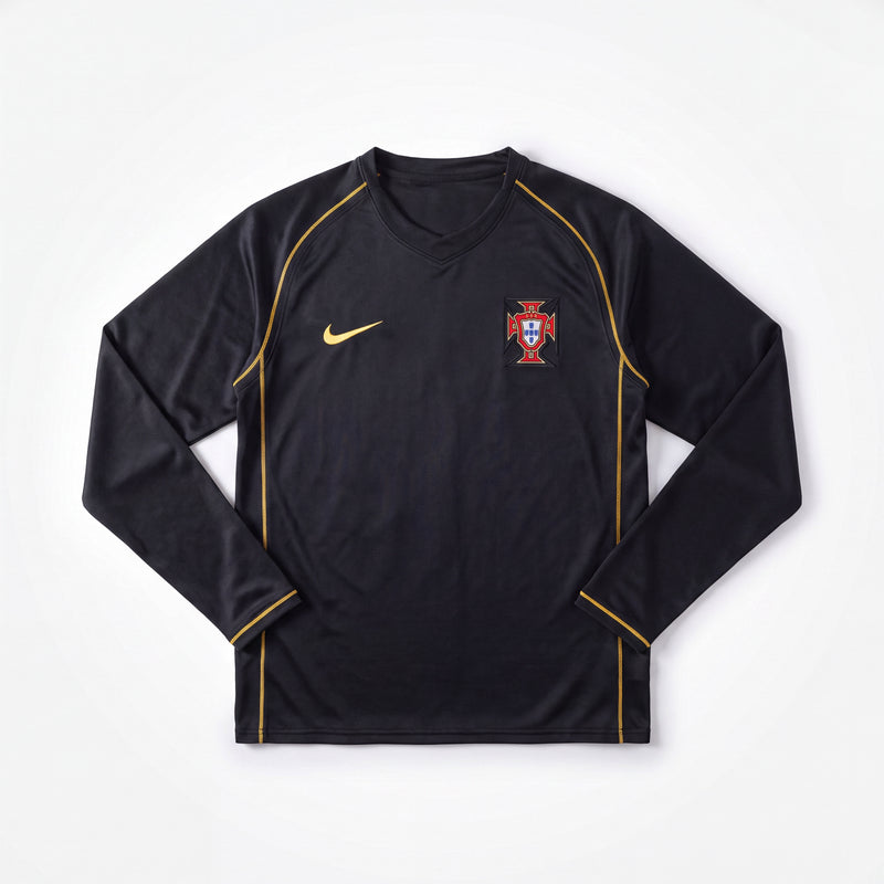 Maillot Rétro Portugal 2006 Extérieur Manche Longue