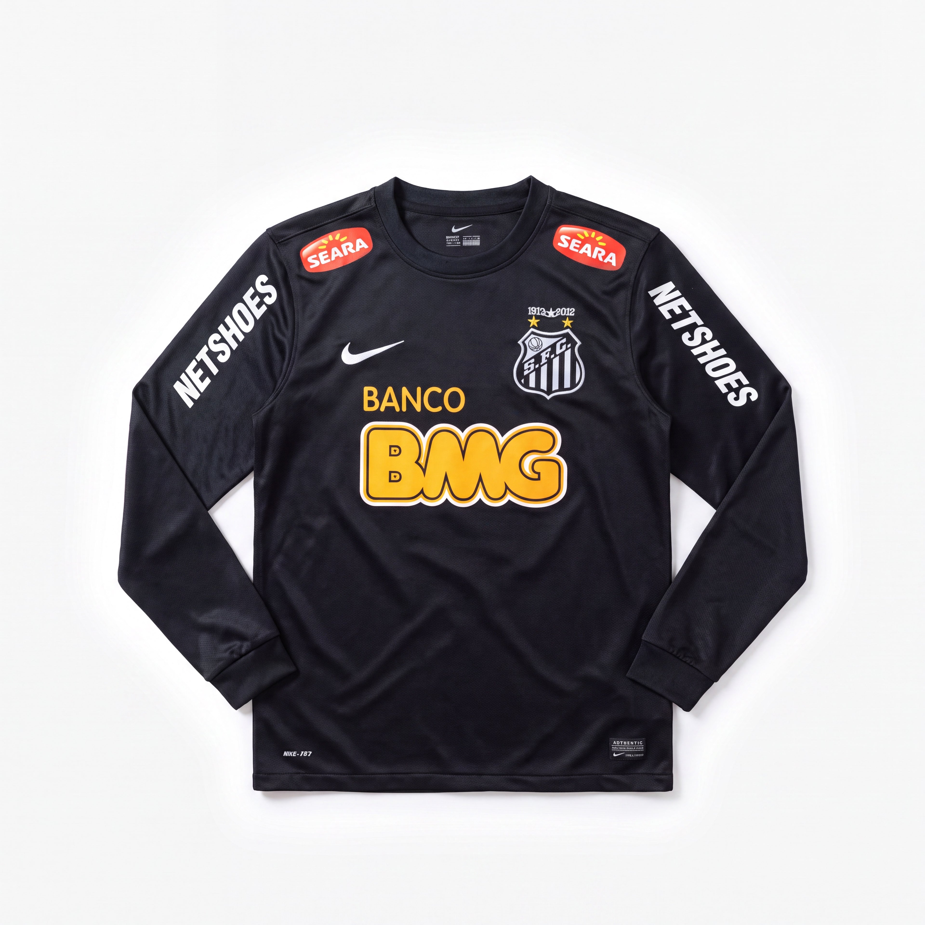 Maillot Rétro Santos 12/13 Extérieur Manche Longue