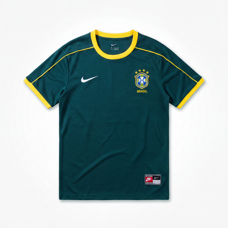 Retro Goalkeeper Brazil 1998 Dark Green