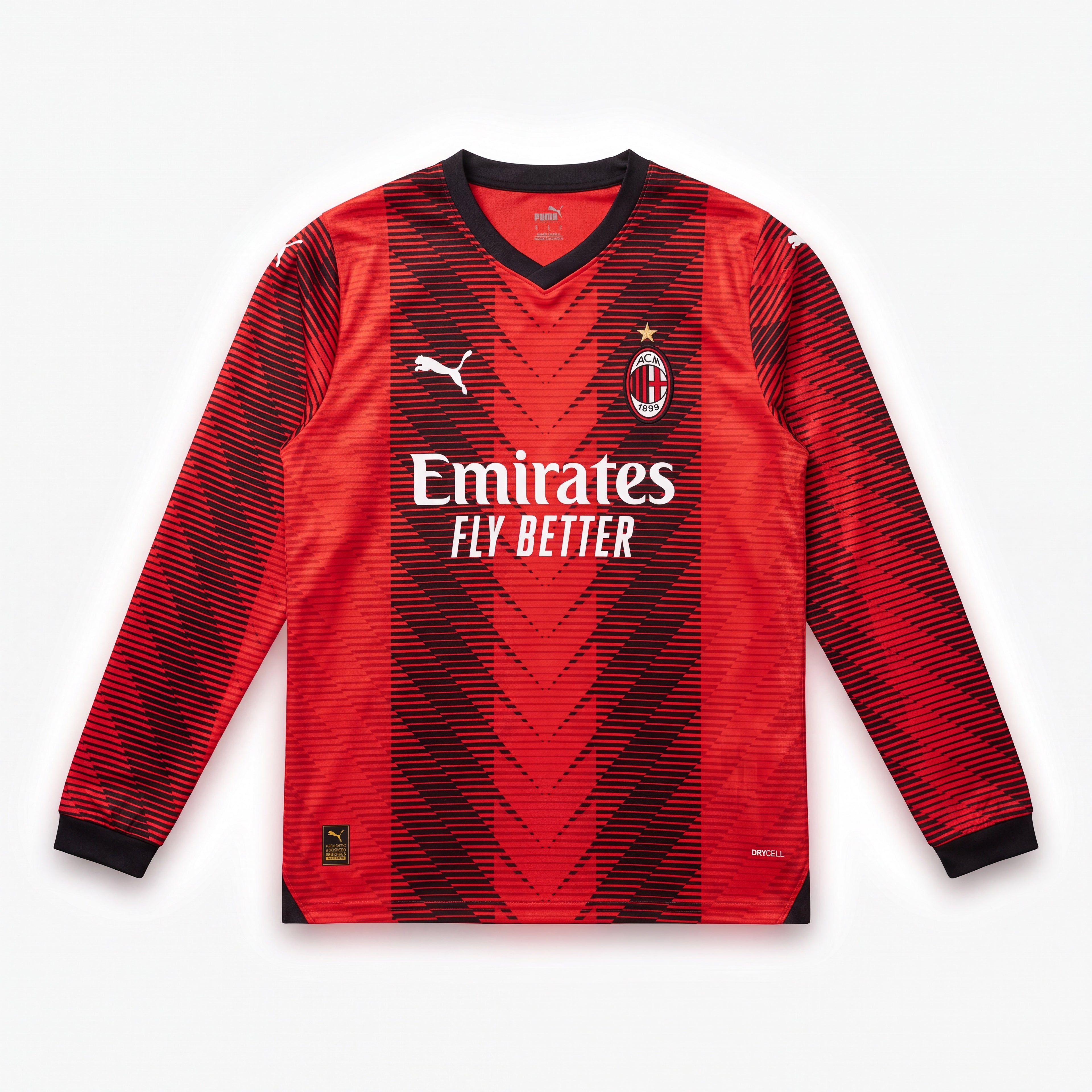 Maillot AC Milan 23/24 Domicile Manche Longue