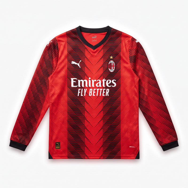 Maillot AC Milan 23/24 Domicile Manche Longue
