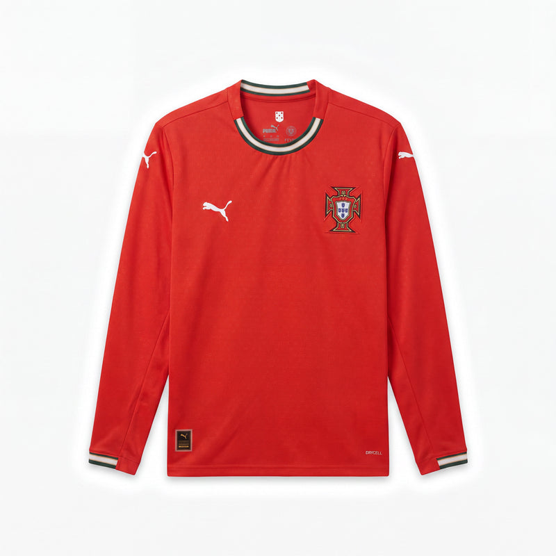 Maillot Portugal 2025 Domicile Manche Longue