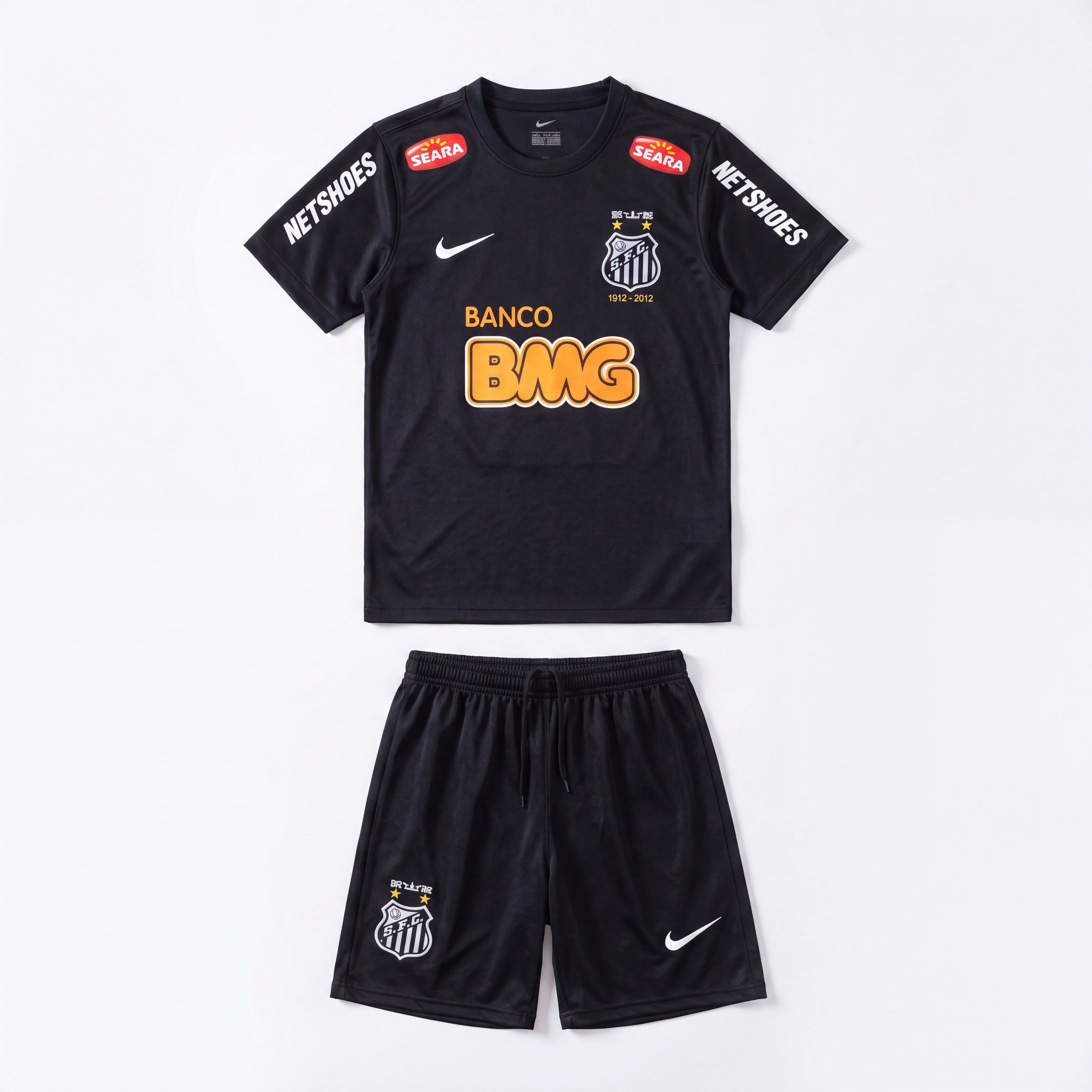 Ensemble Maillot Santos 2012/13 Extérieur Retro Enfant