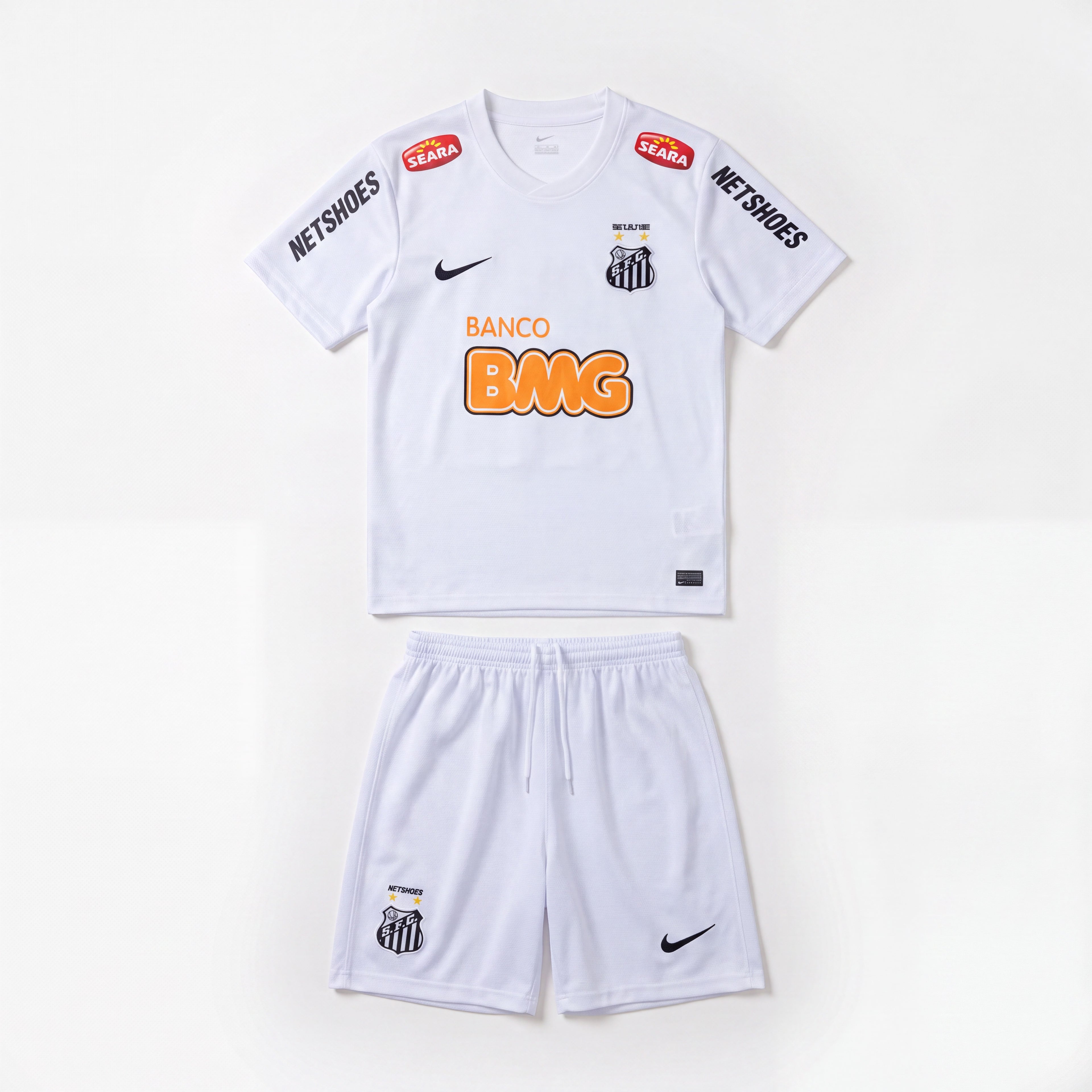 Ensemble Maillot Santos 2012/13 Domicile Retro Enfant