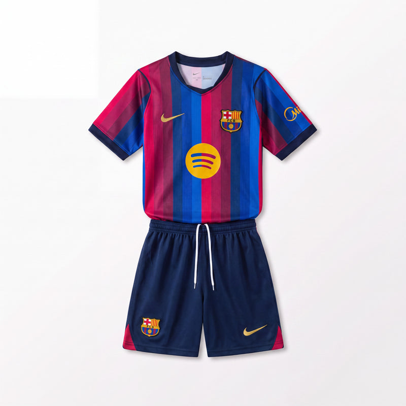 Ensemble Maillot Barcelone 2026/27 Domicile Enfant
