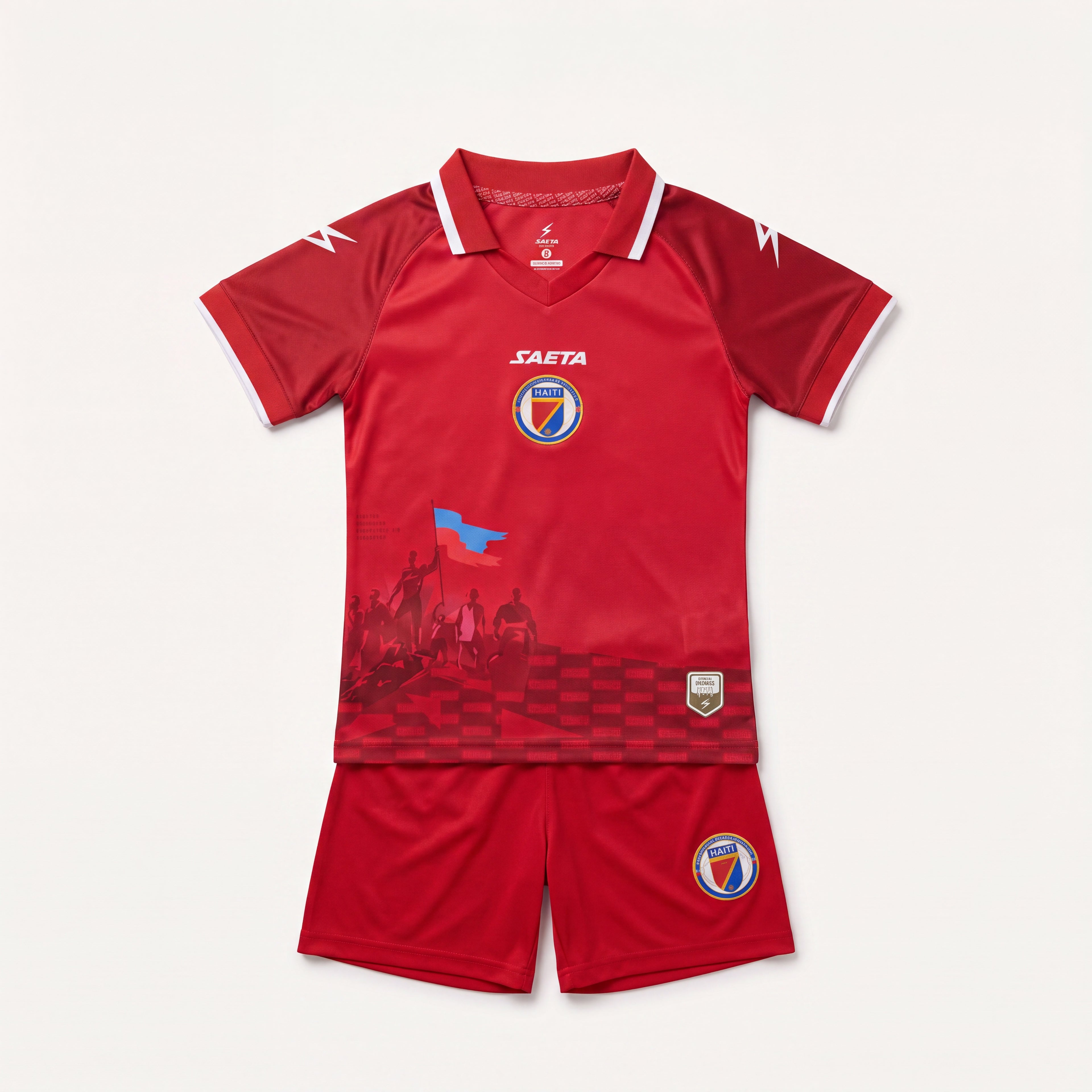 Ensemble enfant 26/27  Haïti 3eme mailot