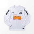Maillot Rétro Santos 12/13 Extérieur Manche Longue Blanc