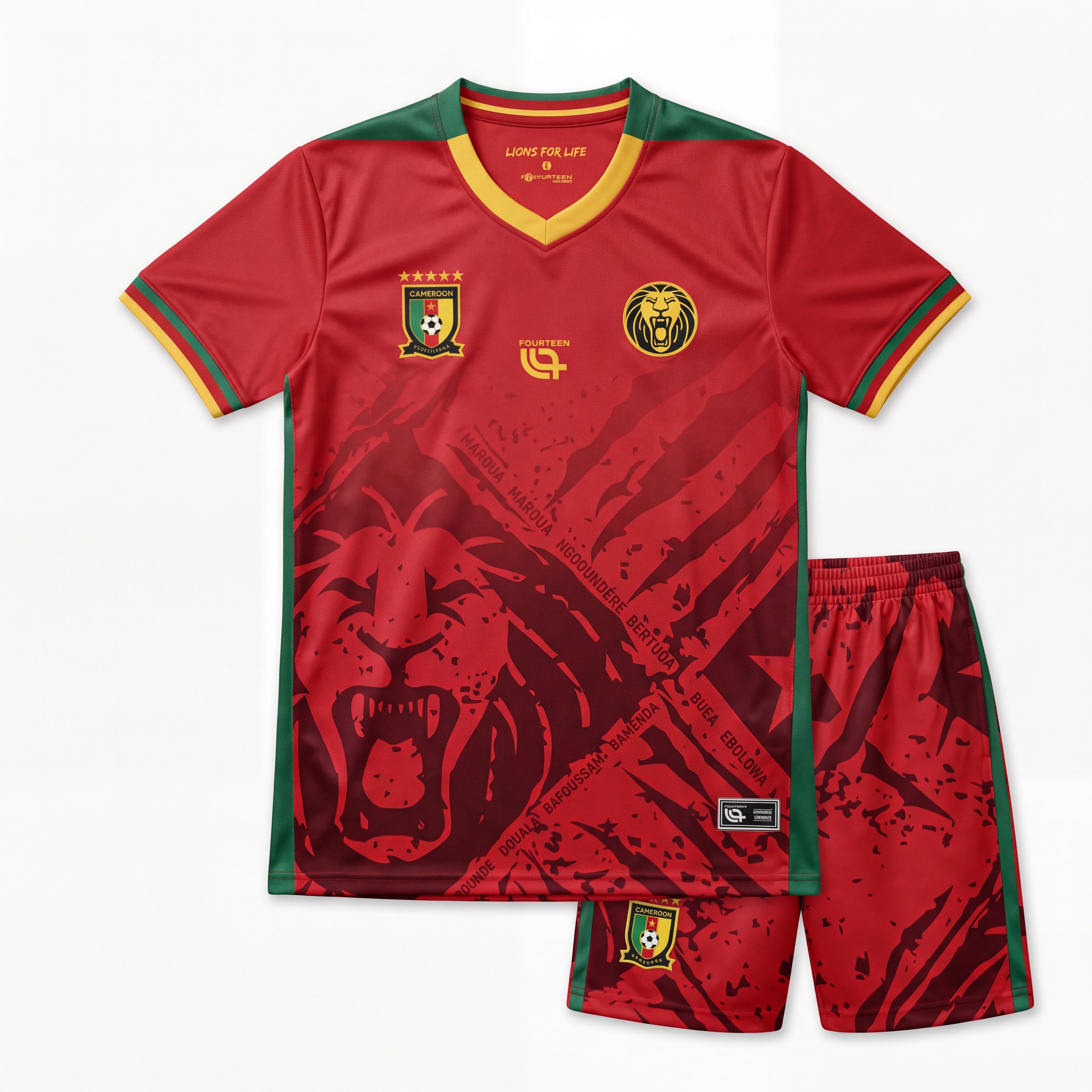 25-26 KIDS Cameroon Away Ensemble