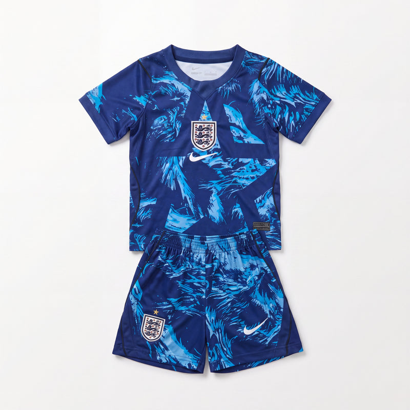 Ensemble Maillot Gardien Angleterre 2026/27 Bleu