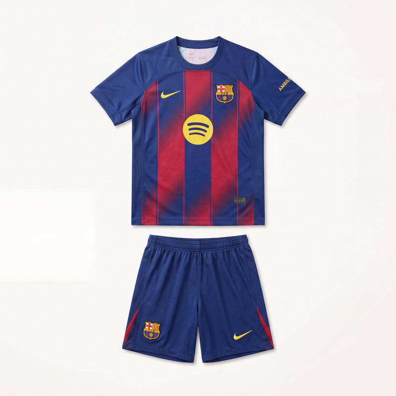 Ensemble Maillot Fc Barcelone Domicile 2025/26