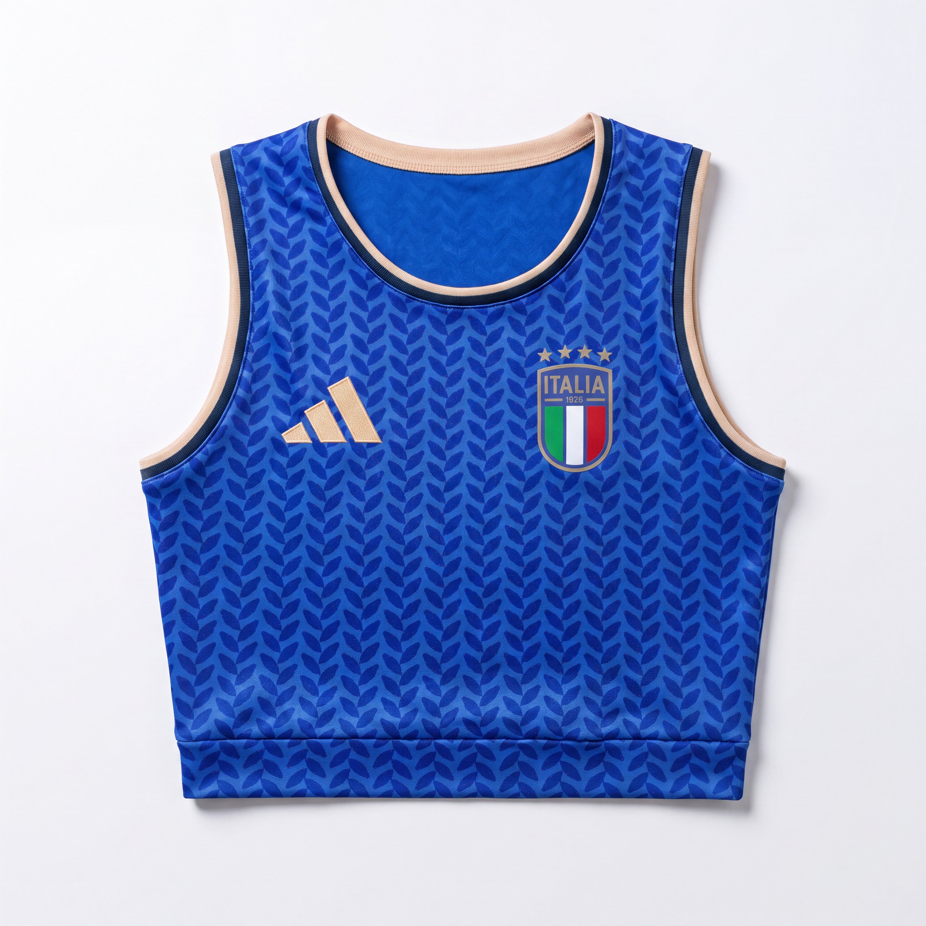 Crop Top Femme Italie 2026/27 Domicile