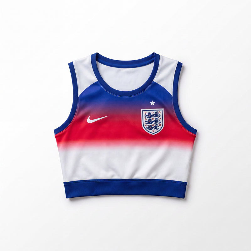 Crop Top Femme Angleterre 25/26 Domicile