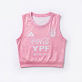 Crop Top Femme Argentine 25/26 Édition Rose
