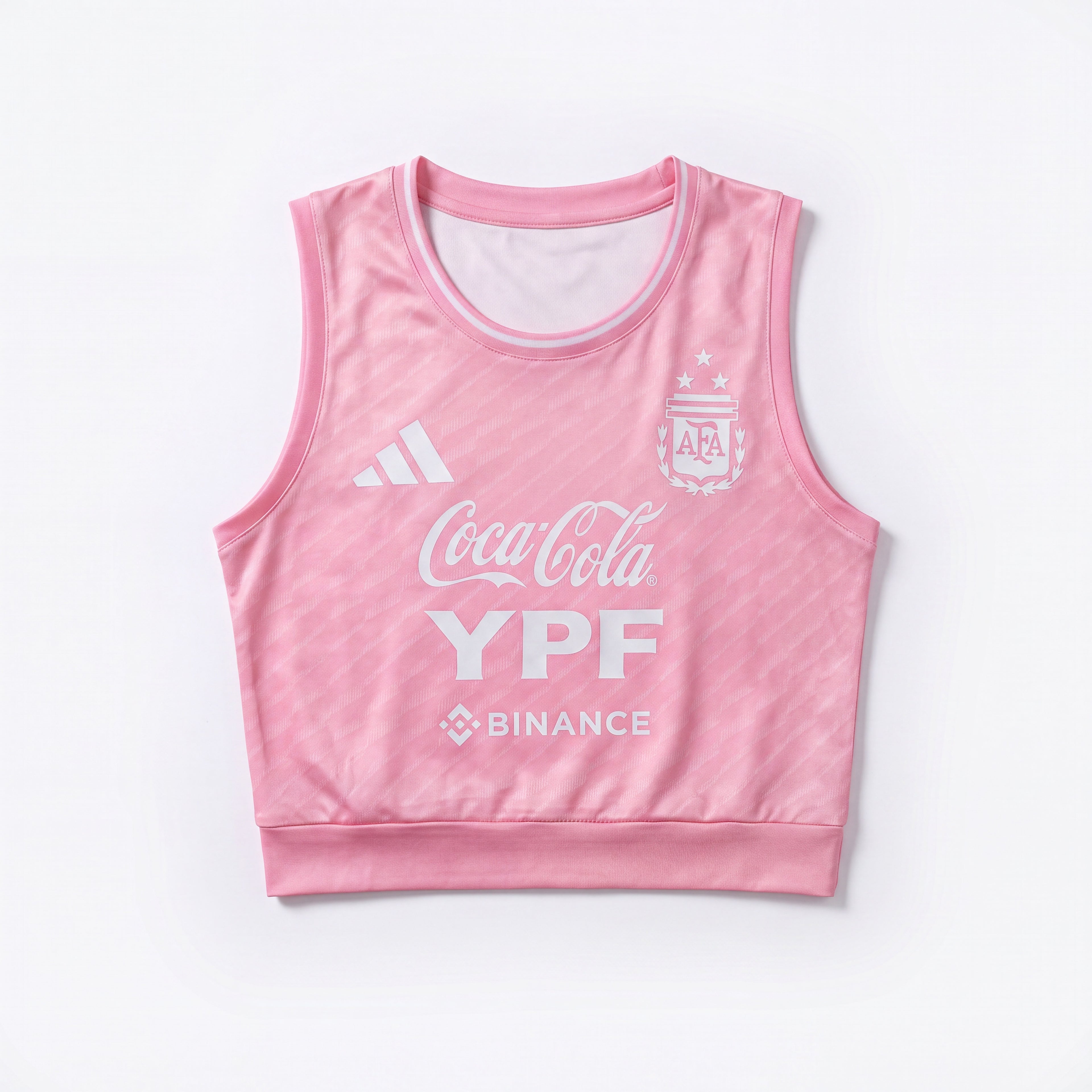 Crop Top Femme Argentine 25/26 Édition Rose