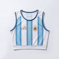 Crop Top Femme Argentine 2026/27 Domicile