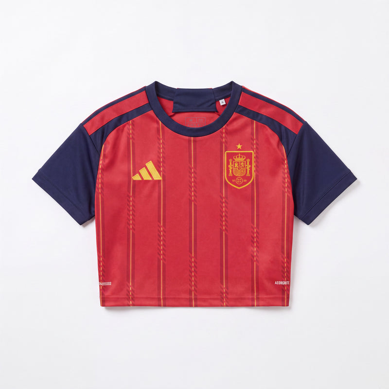 Crop Top Femme Espagne 2026/27 Domicile