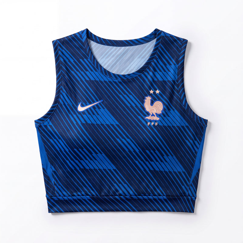 Crop Top Femme France 2026/27 Extérieur