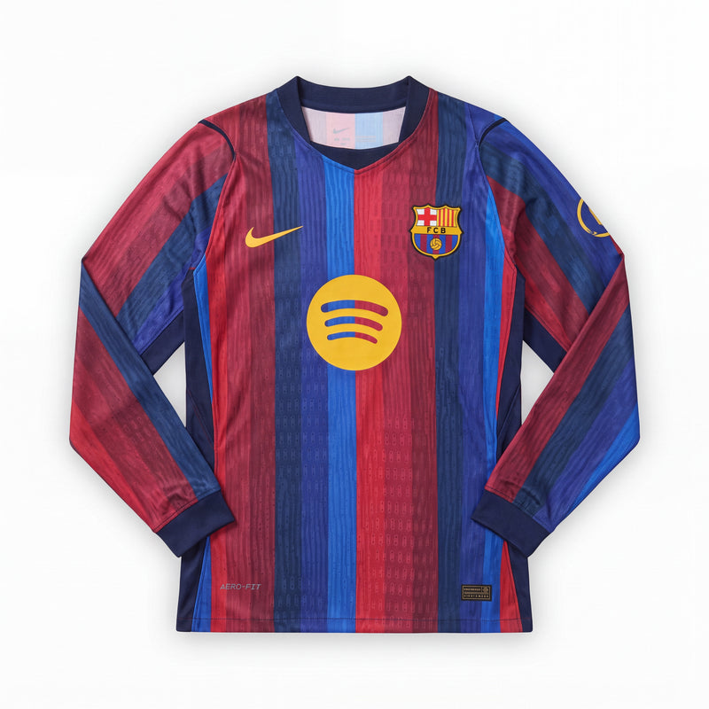 Maillot Barcelone 26/27 Domicile Manche Longue