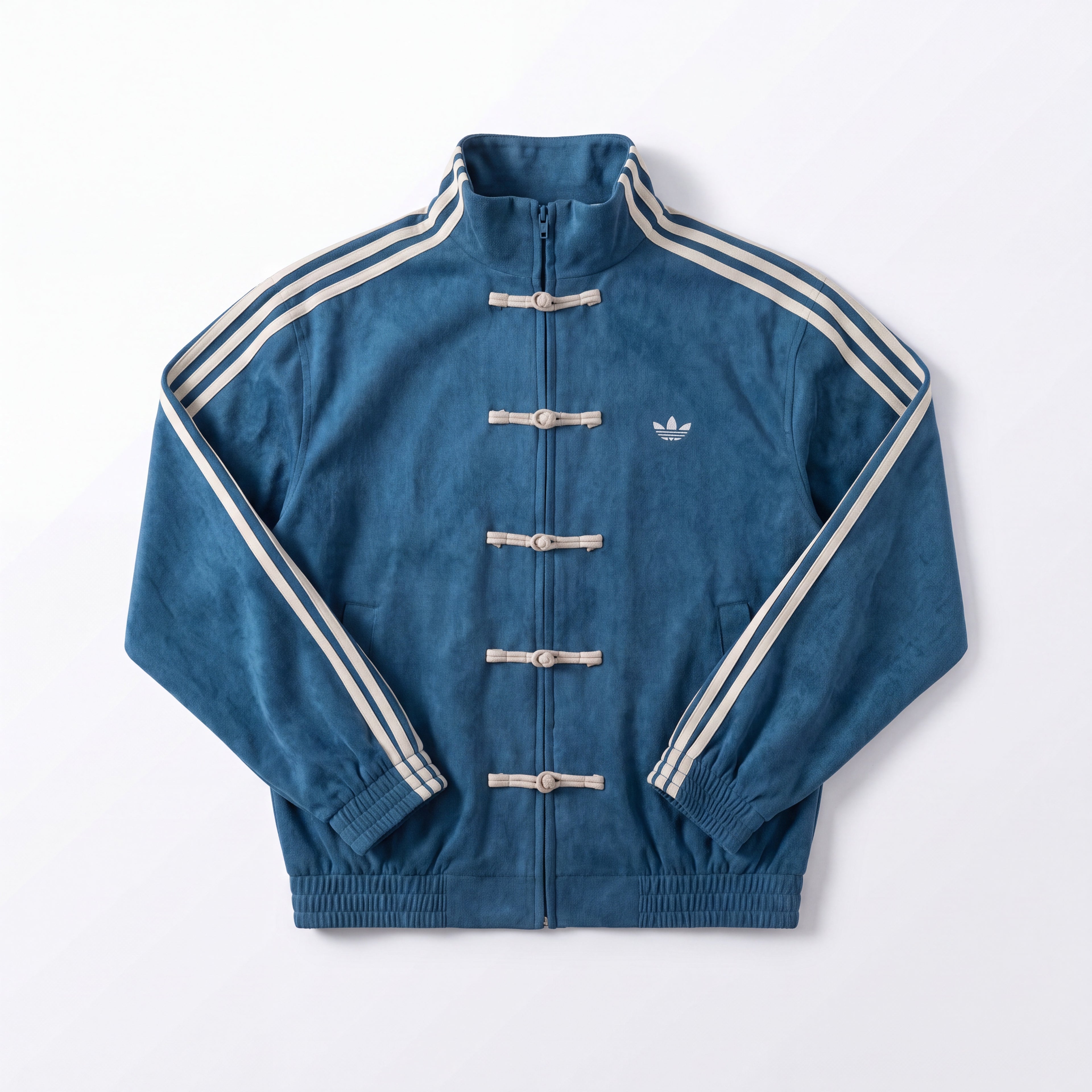 Chinese New Year Tang-style jacket - Cowboy Blue